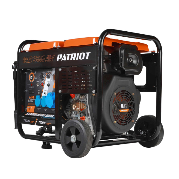 Дизельный генератор PATRIOT GRD 7500 AW 472702275 для газового котла фото