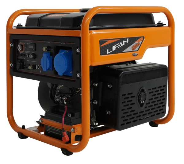 Бензиновый инверторный генератор Lifan 6500IOE мини фото