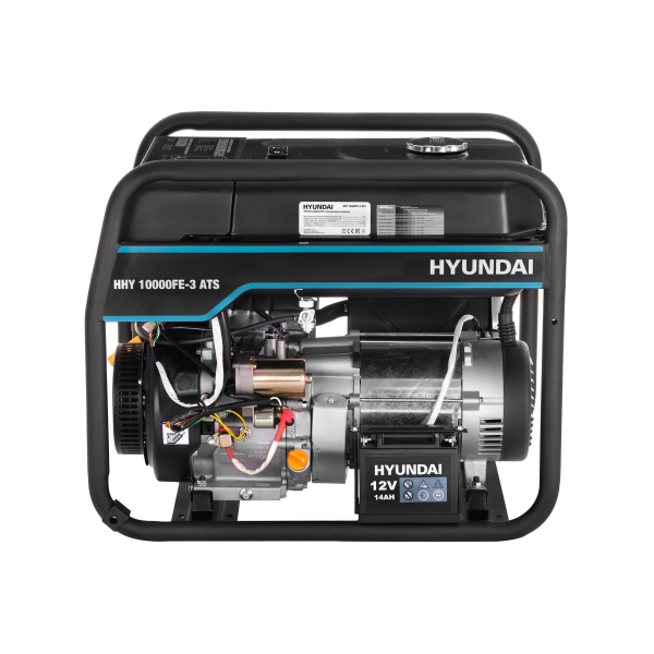 Бензиновый генератор Hyundai HHY 10000FE-3 ATS с автозапуском 4-х тактный фото