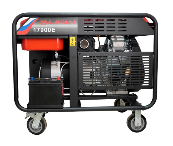 Бензиновый генератор Lifan 17000E для дома фото
