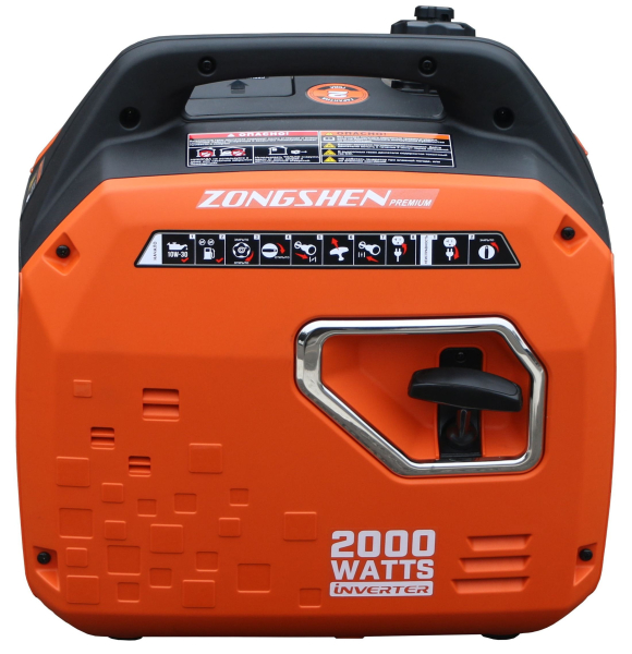 Бензиновый инверторный генератор Zongshen BQH 2000 мини фото