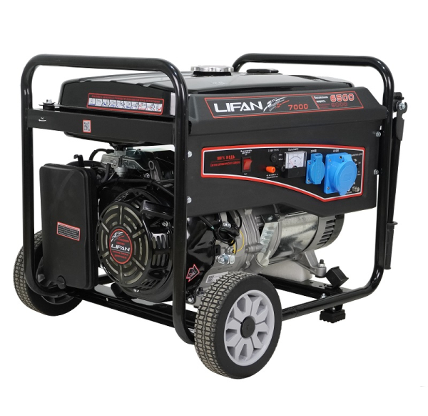 Бензиновый генератор Lifan 6 GF-3 (LF7000) для дома фото