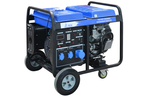 Бензиновый генератор ТСС SGG 10000EHA в кожухе МК-2.1 для дома фото