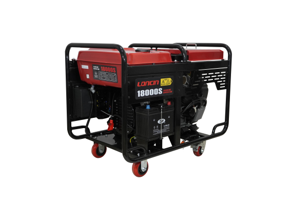 Бензиновый генератор Loncin LC18000S, 3-х фазный 2-х тактный фото