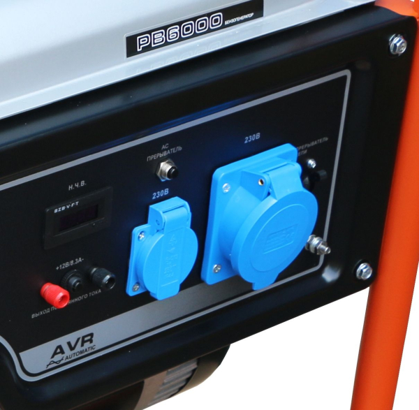 Бензиновый генератор Zongshen PB 6000 для гаража фото