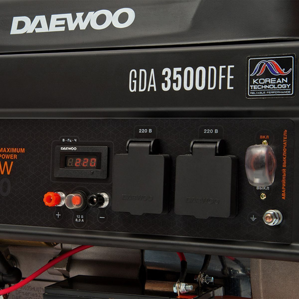 Бензиновый генератор DAEWOO GDA 3500 DFE для дома Бензиновый генератор DAEWOO GDA 3500 DFE для дома фото