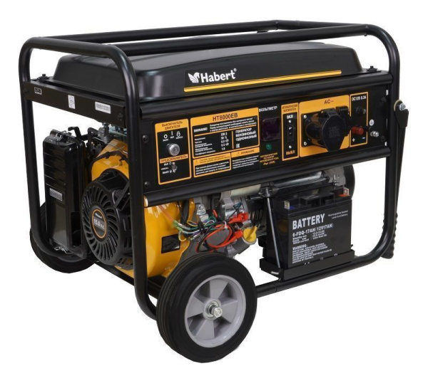 Бензиновый генератор Habert HT8000EB 4-х тактный фото