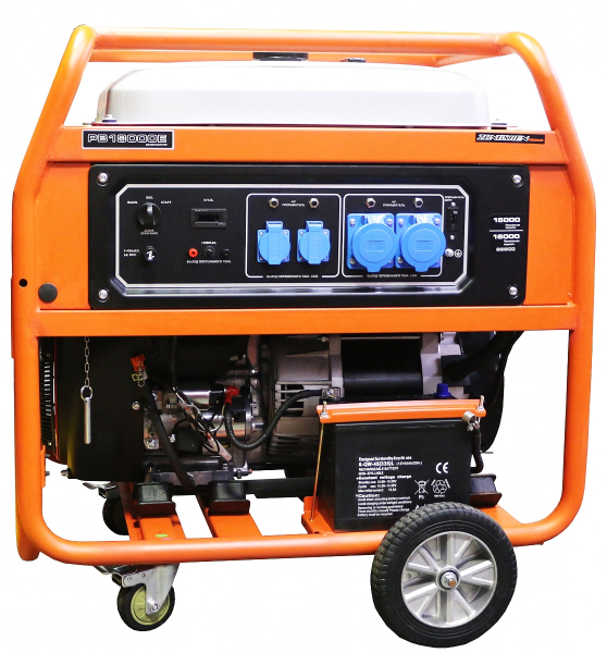 Бензиновый генератор Zongshen PB 18000 E для дома фото