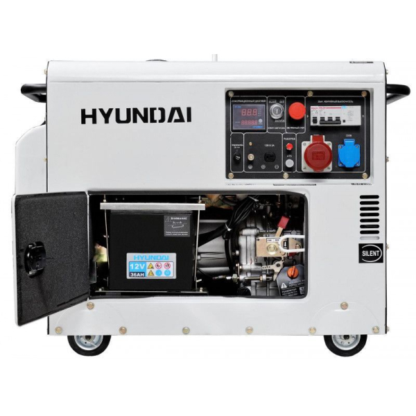 Дизельный генератор Hyundai DHY 8000SE-3  портативный Дизельный генератор Hyundai DHY 8000SE-3  портативный фото
