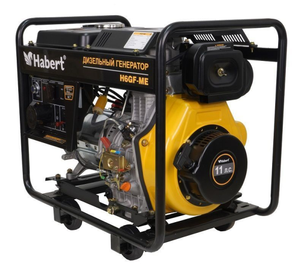 Дизельный генератор Habert H6GF-ME 57181 портативный фото