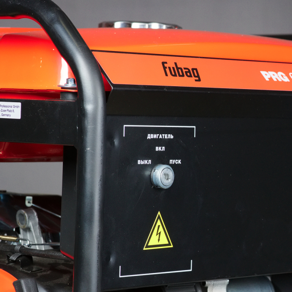 Бензиновый генератор Fubag PRG 5000 ES генератор + Комплект колес и ручек для электростанций в ПОДАРОК для газового котла фото