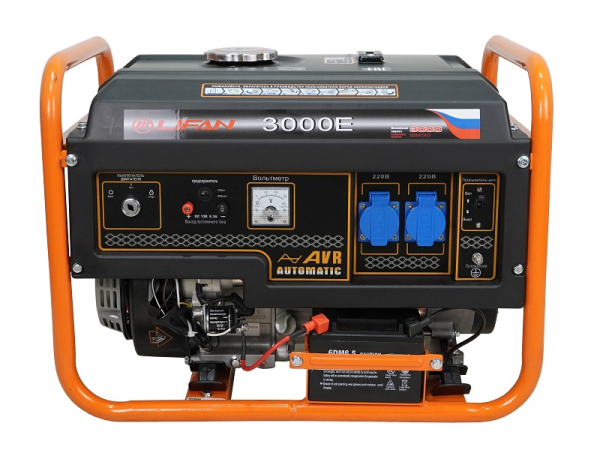 Бензиновый генератор Lifan 2.8 GF-7 (LF3000E) мини фото