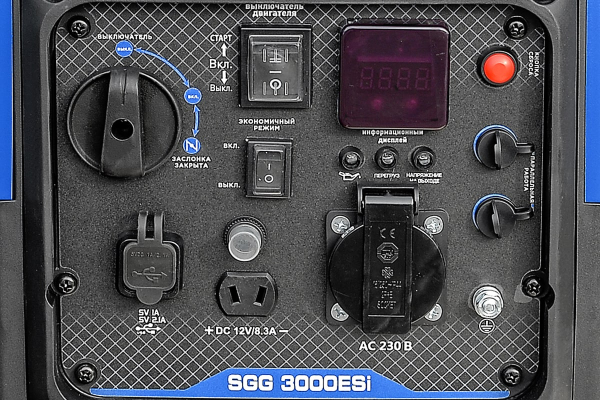 Бензиновый инверторный генератор ТСС SGG 3000ESi (Запуск с кнопки) фото