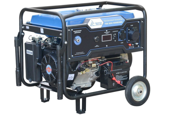 Бензиновый генератор ТСС SGG 5000EHNA для гаража фото