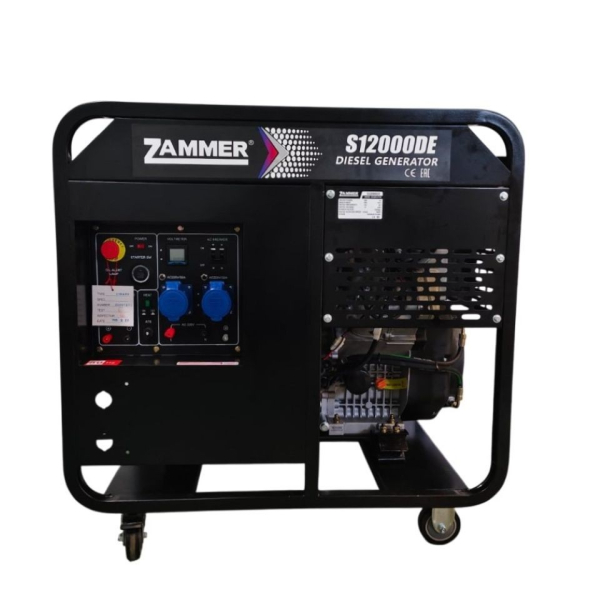 Дизельный генератор Zammer S12000DE S12000DE переносной фото