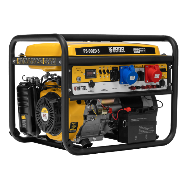 Бензиновый генератор DENZEL PS 90 ED-3 для дома фото