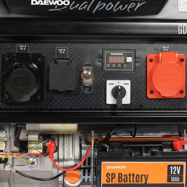 Бензиновый генератор DAEWOO GDA 7500 DPE-3 для дома фото