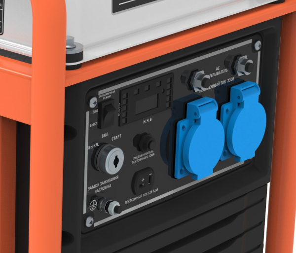 Бензиновый инверторный генератор Zongshen BPB 4500 E мини фото