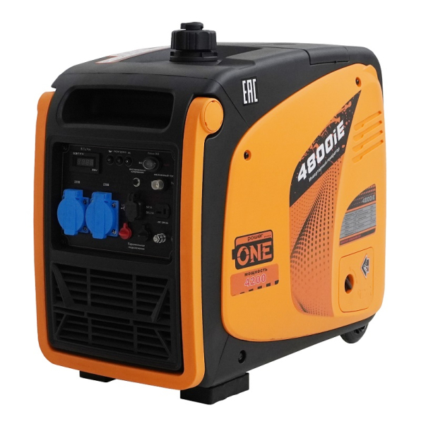 Бензиновый инверторный генератор Lifan 4800IE для дачи фото