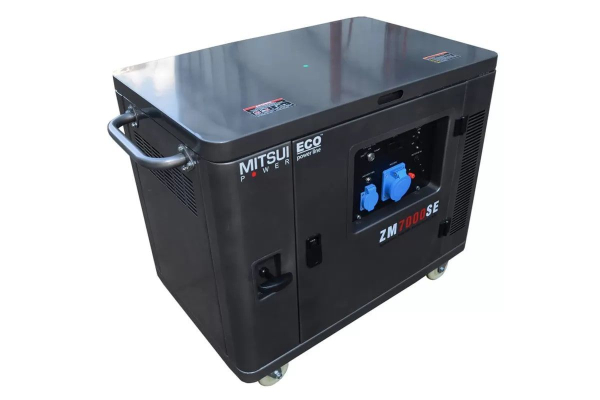 Бензиновый генератор Mitsui ZM 7000 SE для гаража фото