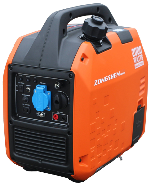 Бензиновый инверторный генератор Zongshen BQH 2000 мини фото