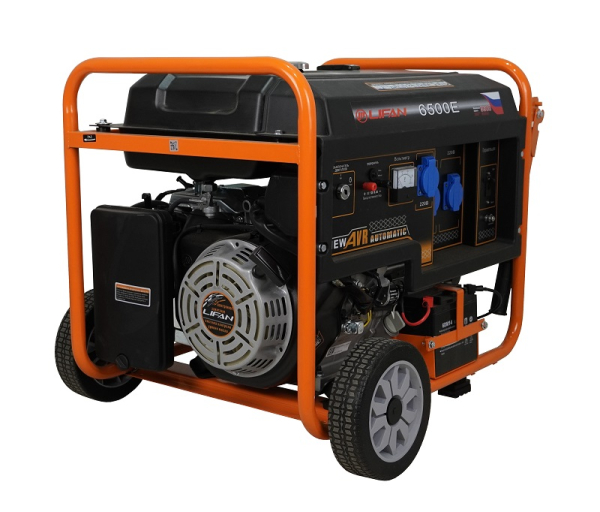 Бензиновый генератор Lifan 5 GF-4 (LF6500E) для газового котла фото