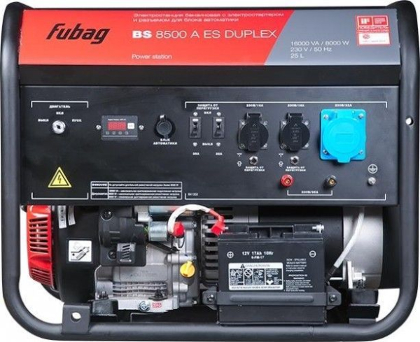 Бензиновый генератор Fubag BS 8500 A ES Duplex для дома Бензиновый генератор Fubag BS 8500 A ES Duplex для дома фото