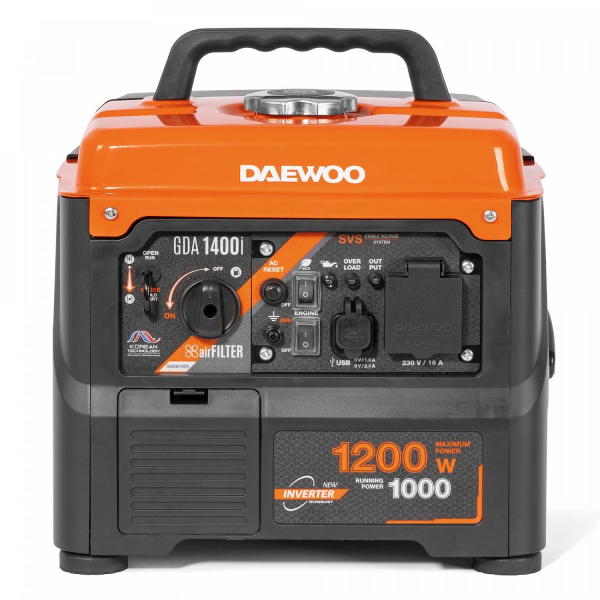 Бензиновый инверторный генератор DAEWOO GDA 1400i мини фото