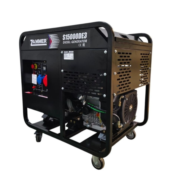 Дизельный генератор Zammer S15000DE3 S15000DE3 переносной фото