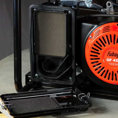 Бензиновый генератор Fubag PRG 5000 ES генератор + Комплект колес и ручек для электростанций в ПОДАРОК фото