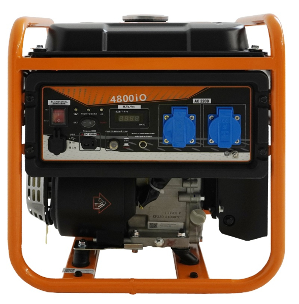 Бензиновый инверторный генератор Lifan 4800IO для дома фото