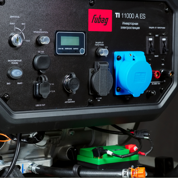 Бензиновый инверторный генератор Fubag TI 11000 A ES фото