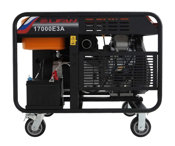 Бензиновый генератор Lifan 17000E3A для дома фото