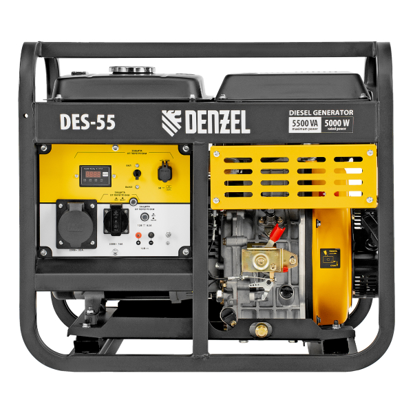 Дизельный генератор DENZEL DES-55 94413 портативный фото