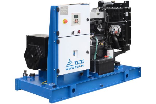 Дизельный генератор ТСС ЭД-24-Т400 в погодозащитном кожухе на прицепе 025274 на шасси фото
