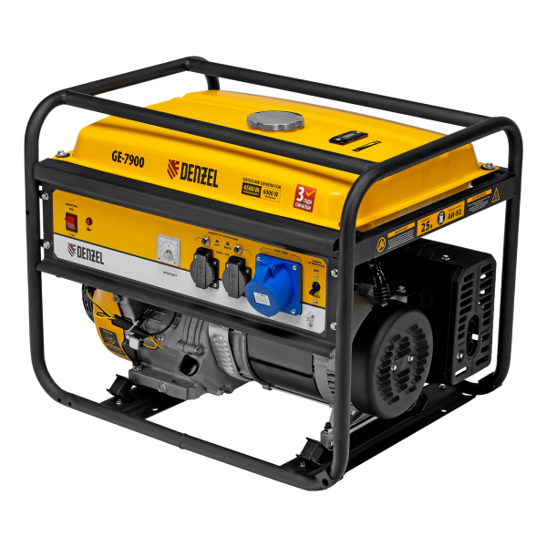 Бензиновый генератор DENZEL GE 7900 для дома фото