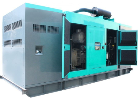 Дизельный генератор Амперос АД 640-Т400 в кожухе с АВР фото