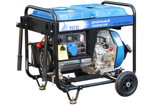 Дизельный генератор ТСС SDG 7000EHA с АВР 033540 для дома фото