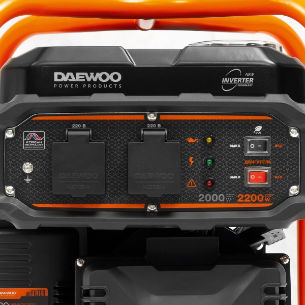 Бензиновый инверторный генератор DAEWOO GDA 2600i мини фото