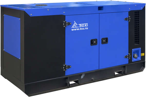 Дизельный генератор ТСС ЭД-24-Т400 в шумозащитном кожухе на прицепе 025280 бесшумный фото