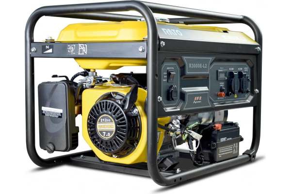 Бензиновый генератор RATO R3000E-L2 электростартер мини фото