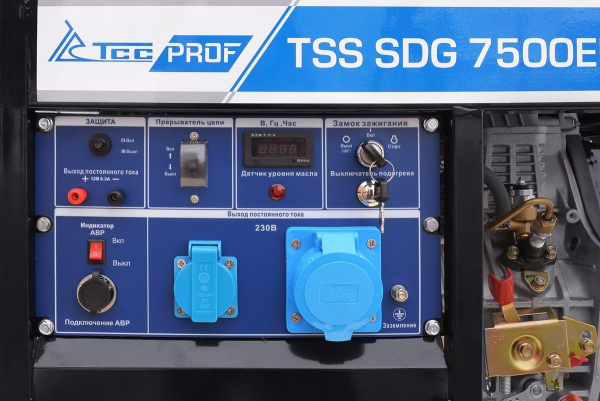 Дизельный генератор ТСС SDG 7500EHA 100026 портативный Дизельный генератор ТСС SDG 7500EHA 100026 портативный фото