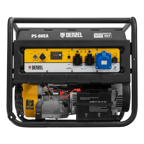Бензиновый генератор DENZEL PS 80 EA фото