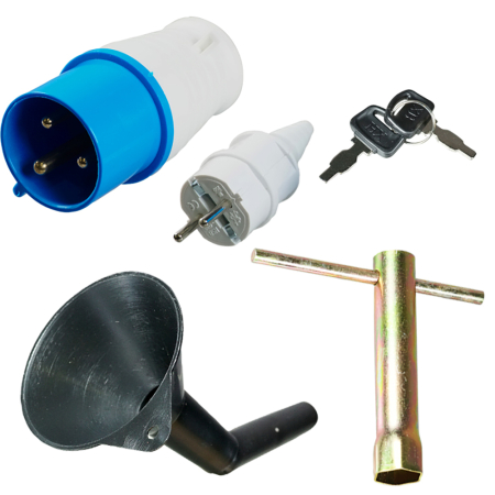 Бензиновый генератор Fubag PRG 6000 ES + Комплект колес и ручек для генераторов в ПОДАРОК фото