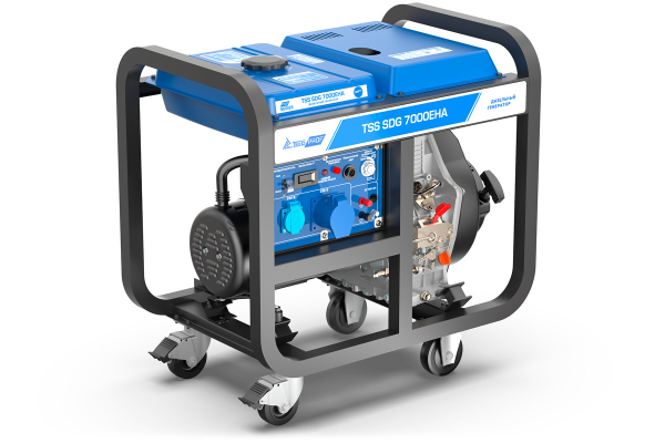 Дизельный генератор ТСС SDG 7000EH3A 100034 для газового котла фото