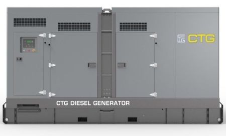 Дизельный генератор CTG 500С в кожухе с АВР фото